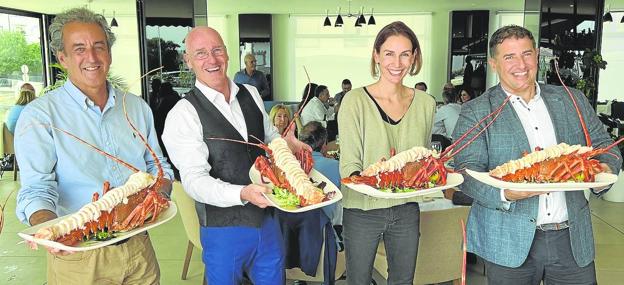 Las langostas saltan a los platos en las jornadas del Hotel Astuy