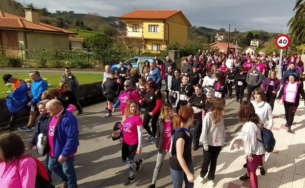 Villaescusa acoge la I Marcha contra el cáncer