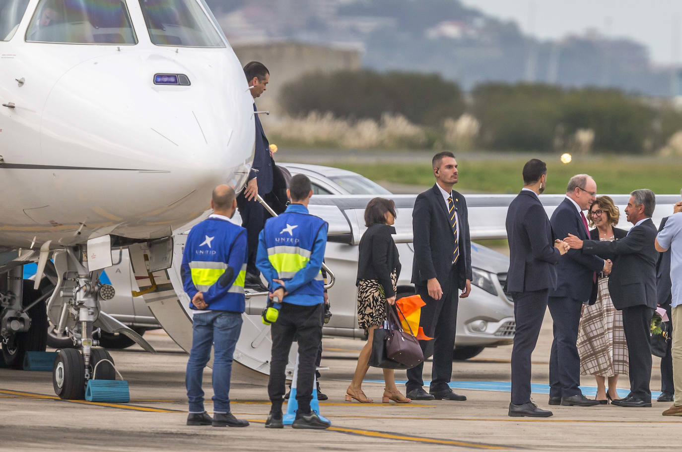 Alberto de Mónaco ya está en Cantabria