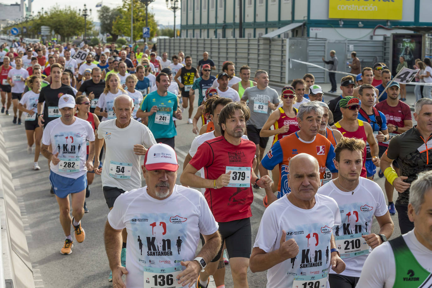 Cerca de 500 participantes en los 10 kilómetros de Santander