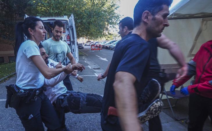 Simulacro terrorista en la universidad
