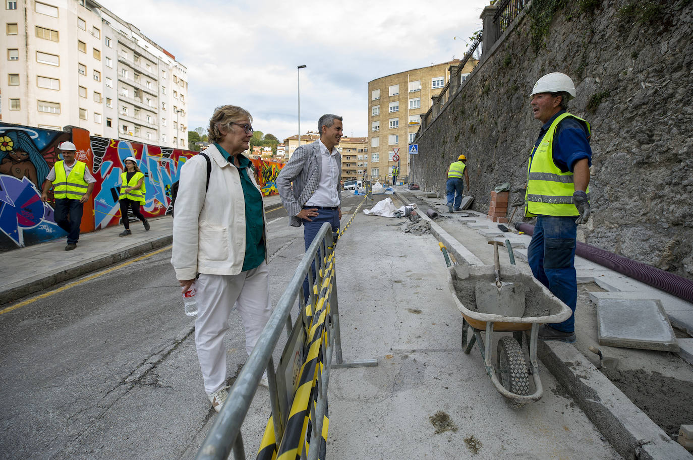 El proyecto Mupac avanza con las obras del desvío de la instalación eléctrica en Puertochico