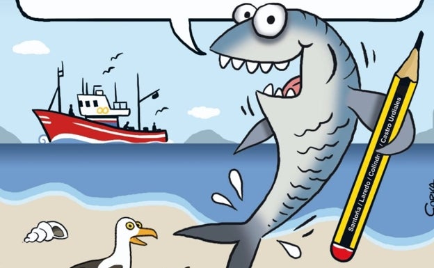 La exposición de 'Cómics de la Mar' podrá visitarse hasta el viernes en Colindres