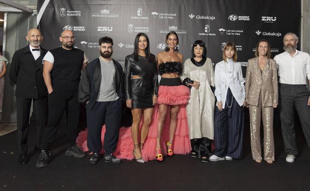 Odette Álvarez desfila con Devota & Lomba y Pertegaz en la pasarela AB Fashion de Albacete