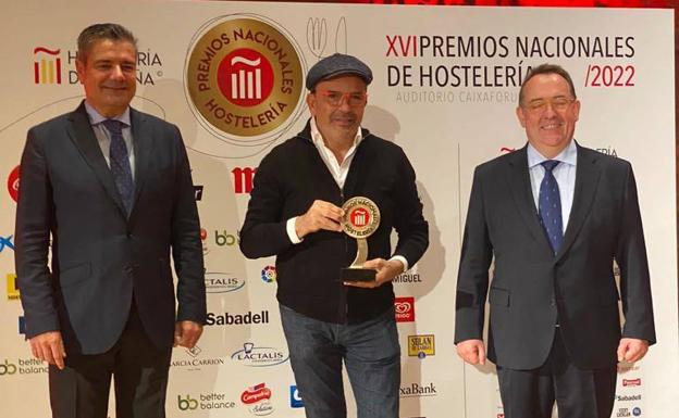 Jesús Sánchez recibe el Premio Nacional de Hostelería