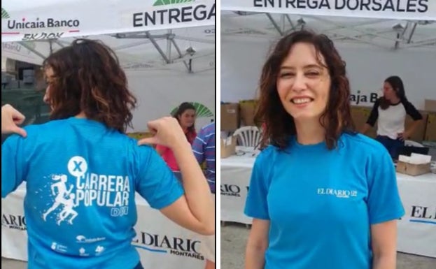 Ayuso disfruta de unos días de descanso en Cantabria