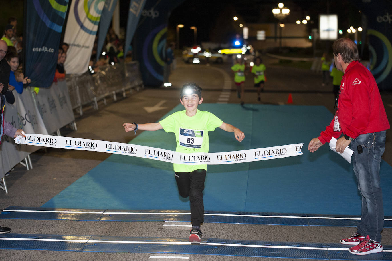 La carrera nocturna de EDP por Santander, en imágenes