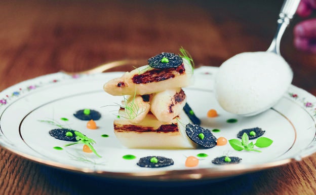 La receta del día: espárragos blancos versión José Manuel de Dios