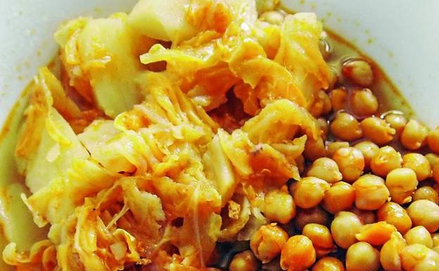 La receta del día: unos garbanzos guisados, al estilo de Cantabria