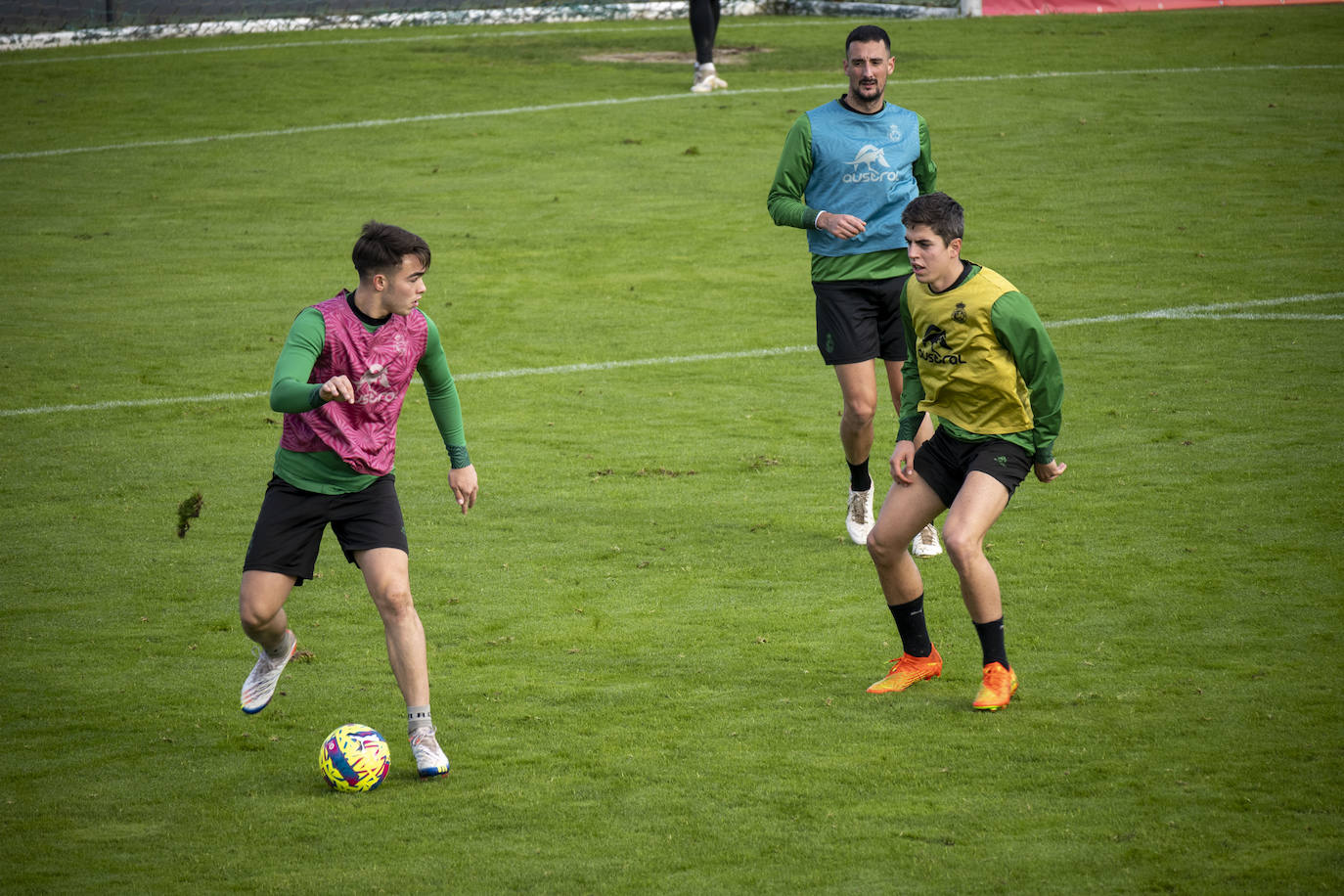 El entrenamiento del Racing, en imágenes