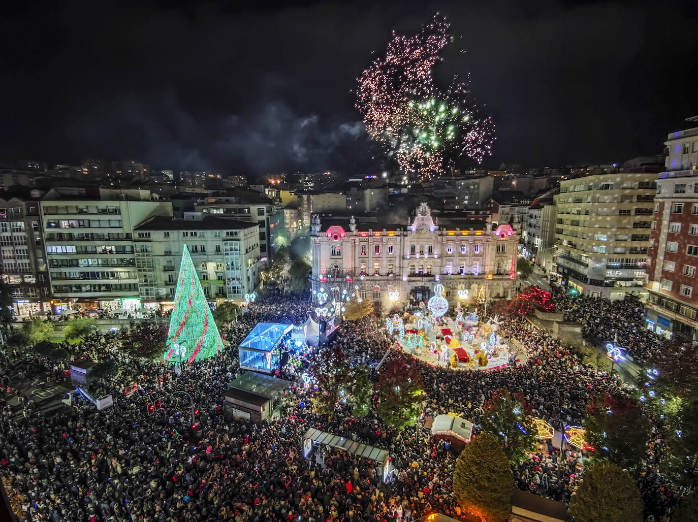 Santander enciende las luces de Navidad