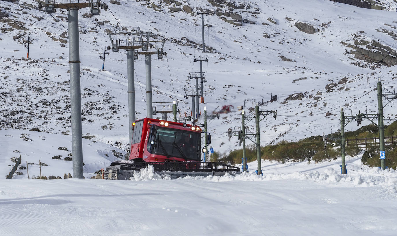 Alto Campoo, a la espera de más nieve