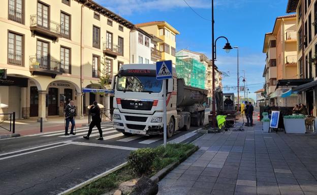 Comienzan las obras de urbanización en la travesía de San Vicente