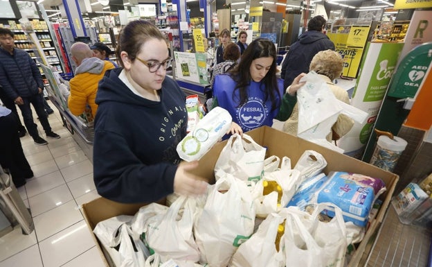 La Gran Recogida recauda 150.000 kilos de alimentos, un 61% más que el año pasado