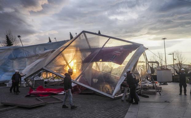 Santander registra rachas de viento de 102 kilómetros por hora