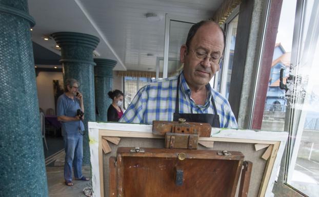 Francisco Díaz, entre 'El agua y la tierra', en Espacio Garcilaso