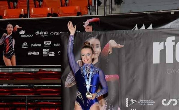 La castreña Ángela Fernández, subcampeona de España en la Copa Base Individual celebrada en Zaragoza