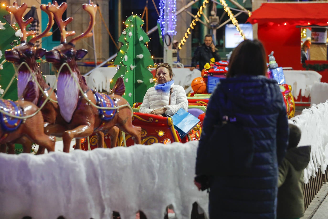 Las mejores imágenes del ambiente navideño en Santander