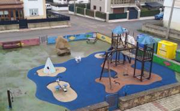 El parque infantil de la calle Aracillum en Nestares va a ser remodelado