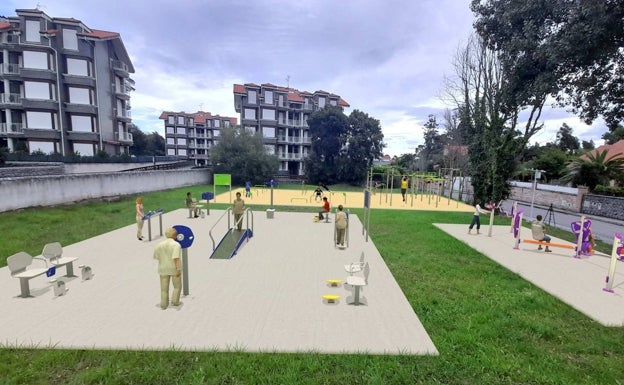 Noja creará un parque para la actividad física al aire libre en la zona de Belnoja