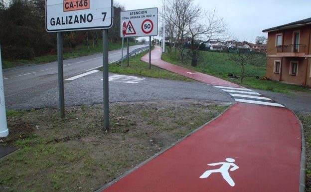 Nuevo paseo peatonal entre Cubas y Villaverde de Pontones