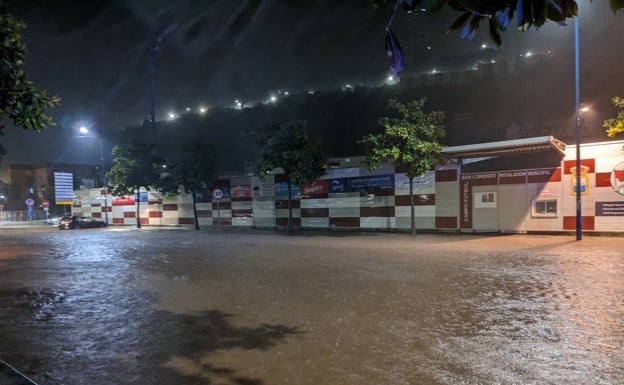 El río Brazomar, en Castro, al límite