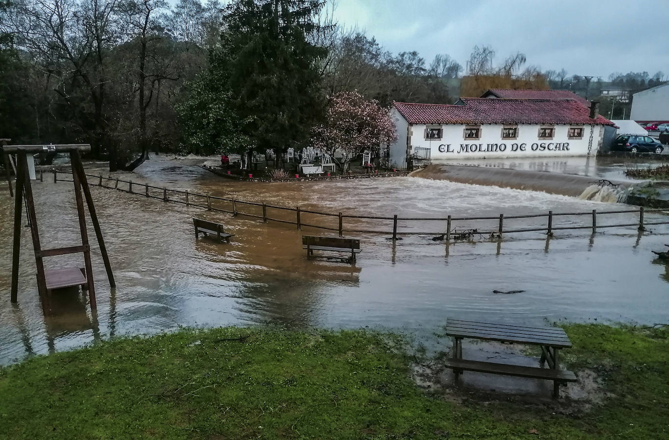 Imágenes del primer temporal de 2023