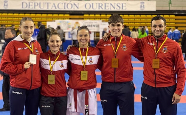 Nadia Gómez y Carlota Fernández, campeonas de España de Kárate