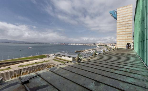 La terraza-mirador del Palacio de Festivales se abrirá al público en verano