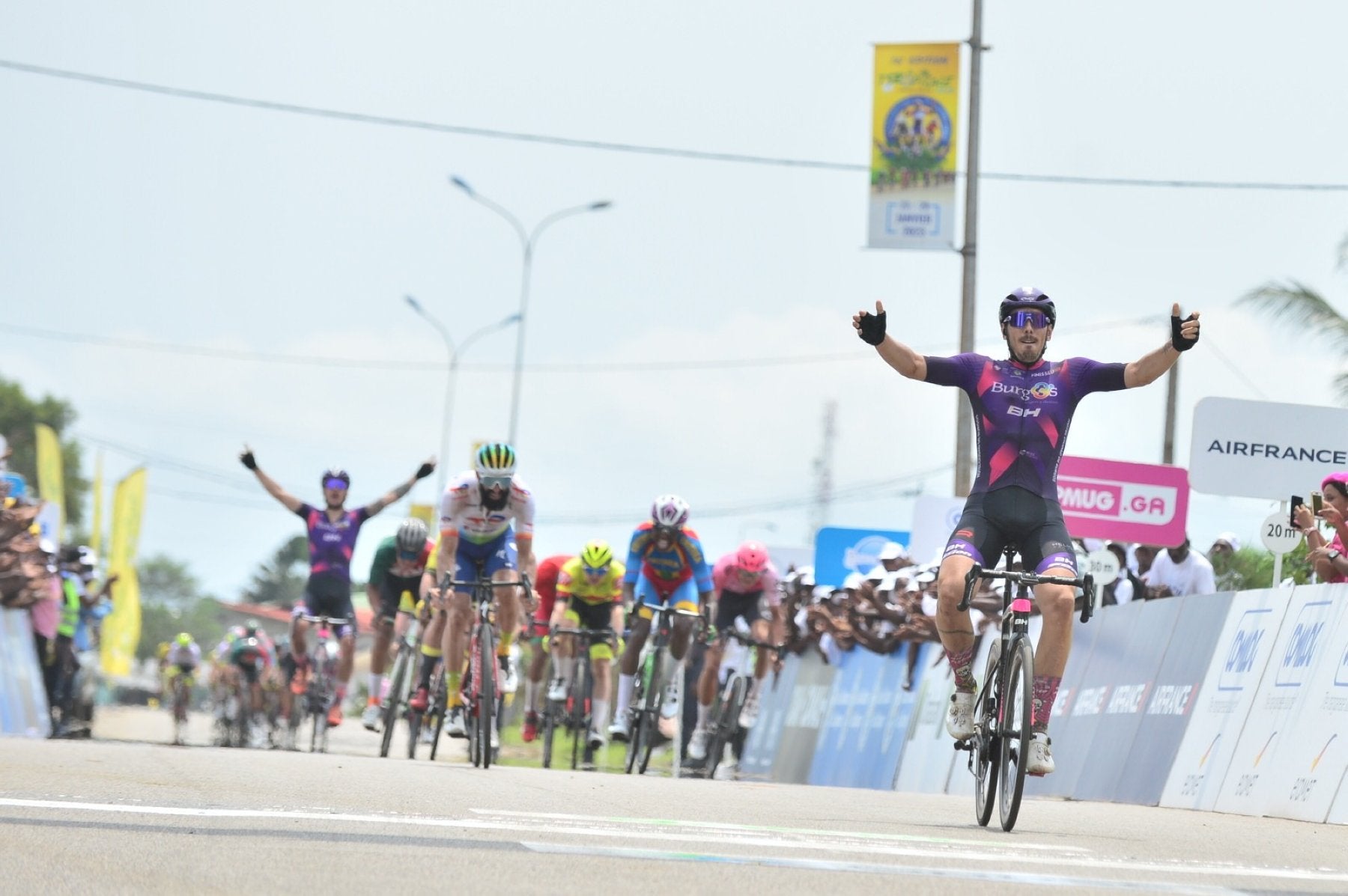 Miguel Ángel Fernández gana la quinta etapa del Tour de Gabón