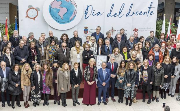 «Gracias a vosotros, profesores, somos capaces de hacer cosas maravillosas»