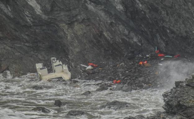 La Guardia Civil investiga si el cuerpo rescatado en Mioño es el del pescador santoñés desaparecido en noviembre