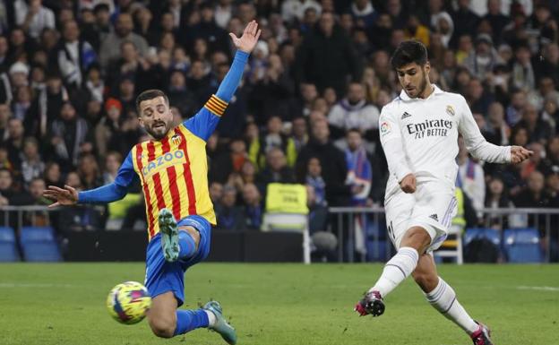 Los espectaculares goles de Asensio y Vinicius al Valencia