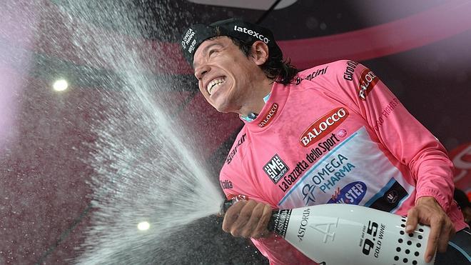 Urán, líder del Giro, en su «día grandioso»