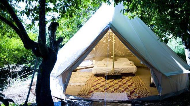 ¿Quién dijo que el camping está reñido con el glamour?