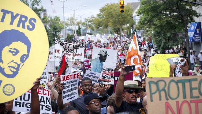 Recuerdo al joven tiroteado por un policía en Ferguson