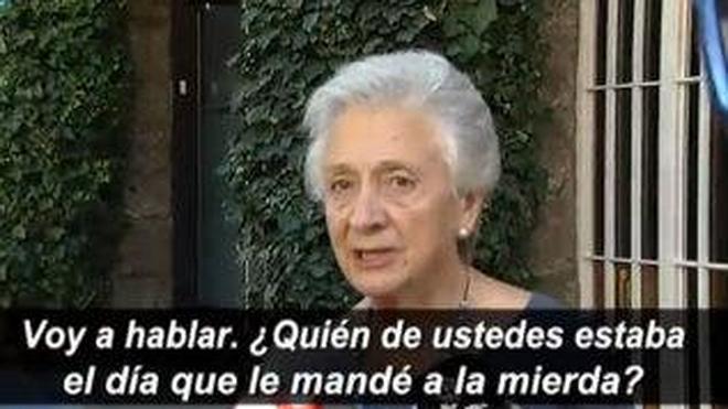 Marta Ferrusola se disculpa por mandar a la mierda a un periodista