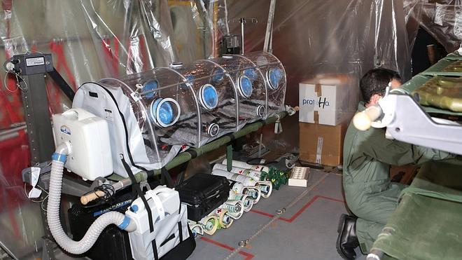 El avión que repatría al religioso García Viejo llegará a España esta madrugada