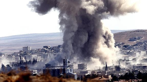 El EI controla un tercio de Kobani tras los avances de las últimas horas