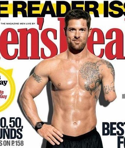 Un veterano de guerra mutilado, el hombre con mejor físico del año