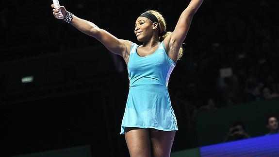 Serena se venga de Halep para ganar su quinto Masters