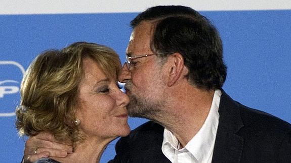 Esperanza Aguirre dice que Rajoy sí tiene que ser el candidato del PP