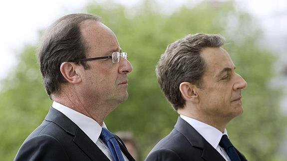 Sarkozy apunta a Hollande como instigador de la guerra interna en la UMP