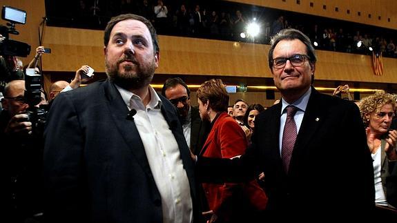 Homs ve margen para un acuerdo entre Mas y Junqueras, que considera «obligado»