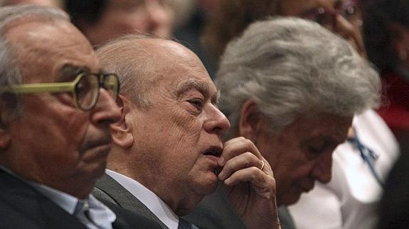 Jordi Pujol y Marta Ferrusola reaparecen en un acto en la Generalitat