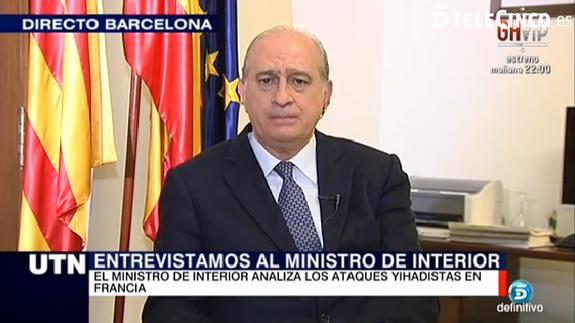 Fernández Díaz no cree que en España haya riesgo «específico» de sufrir un atentado terrorista