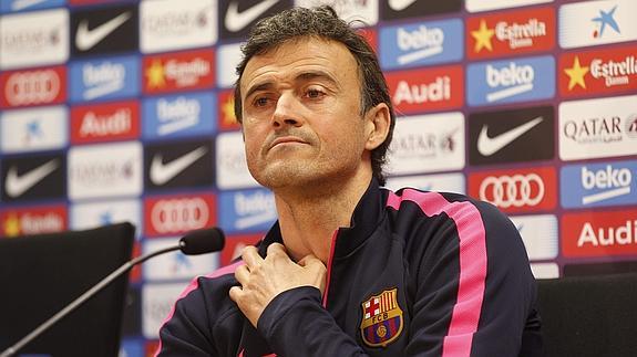 Luis Enrique: «No sé lo que nos va a deparar el futuro»