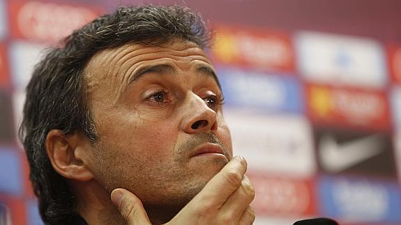 Luis Enrique: «Haberles ganado en Liga nos viene bien»