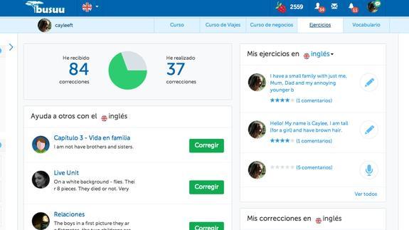 Aprender idiomas con una red social