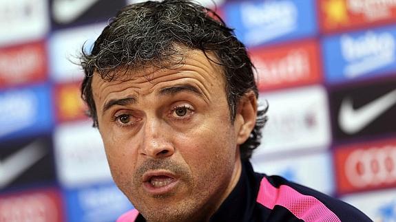 Luis Enrique no descarta un complot contra el Barcelona